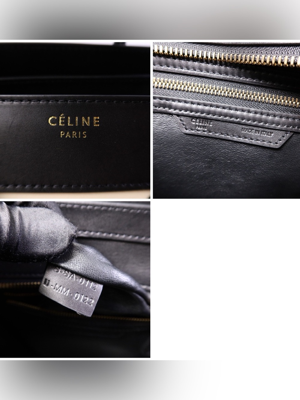 ✨🛍️ Celine Tricolor Micro Luggage Tote - Black, Brown, and Cream - Picture 8 of 8